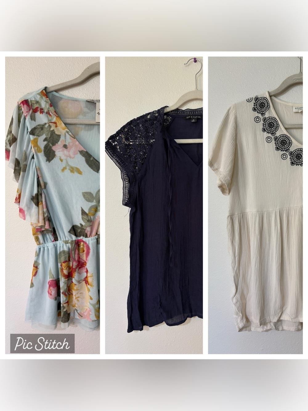 Bundle of 3 Size M Boho Blouses